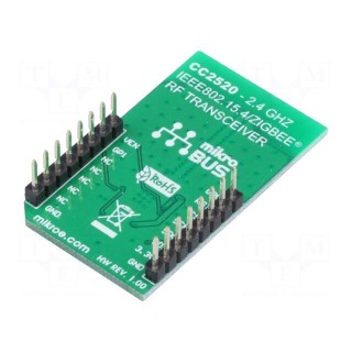 Click board | prototype board | Comp: CC2520 | RF transceiver