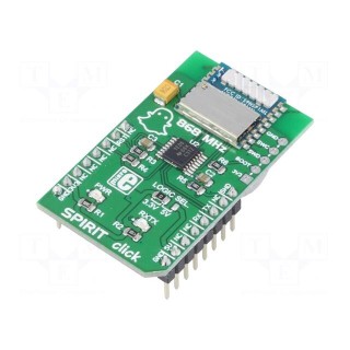 Click board | RF transceiver | UART | SP1ML | manual,prototype board