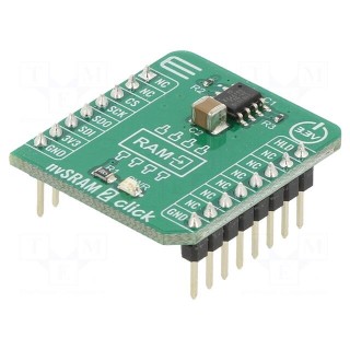 Click board | SRAM memory | SPI | CY14B101Q | prototype board | 3.3VDC