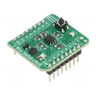 Click board | switches,button | 1-wire | DS2413 | prototype board
