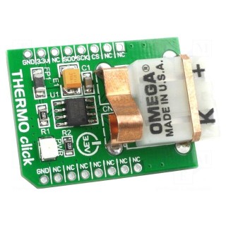 Click board | prototype board | Comp: MAX31855K | thermocouple