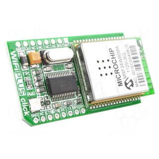 Click board | prototype board | Comp: MCW1001,MRF24WB0MA | WiFi