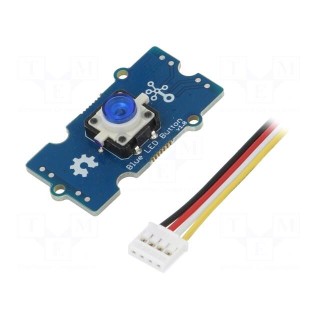Module: button | LED | Grove Interface (4-wire) | Grove | Colour: blue