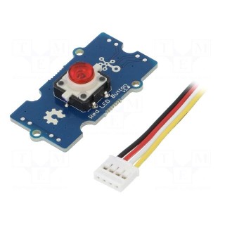 Module: button | LED | Grove Interface (4-wire) | Grove | red