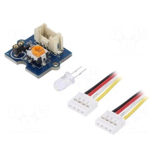 Module: LED | module | Grove | 3.3÷5VDC | screw | white