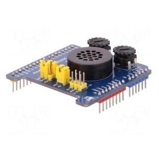 Module: shield | DAC | Additional functions: buzzer | IC: MCP4725