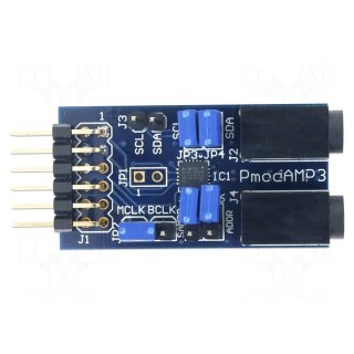 Pmod module | amplifier | I2C,I2S | SSM2518 | prototype board