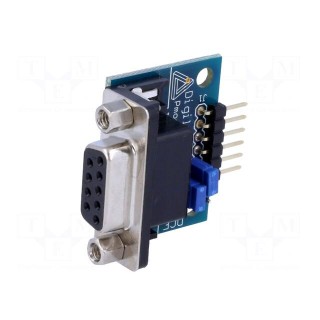 Pmod module | converter | RS232,UART | MAX3232 | prototype board