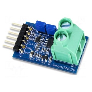 Pmod module | Hall sensor | SPI | ACS722 | prototype board | 2%