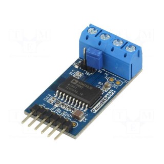 Pmod module | prototype board | Comp: ADM582E | 16Mbps | interface