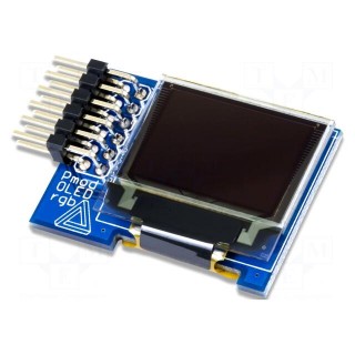 Pmod module | OLED display | SPI | SSD1331,UG-9664HDDAG01