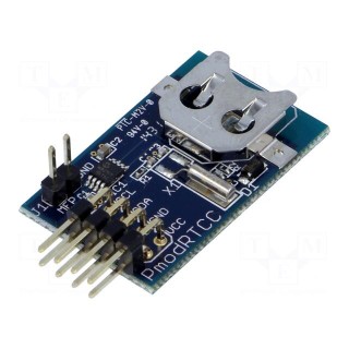 Pmod module | RTC | I2C | MCP79410 | prototype board | Pmod connector