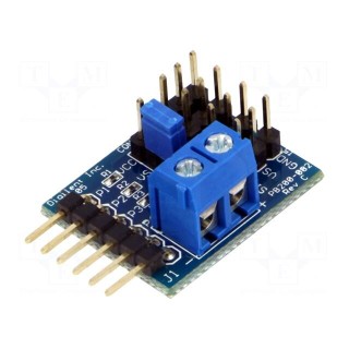 Pmod module | prototype board | servo driver | Add-on connectors: 1