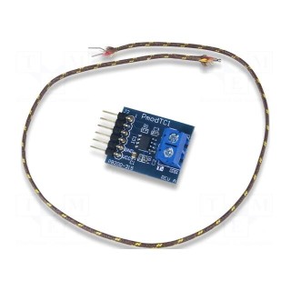 Pmod module | thermocouple | SPI | MAX31855K | prototype board | 14bit