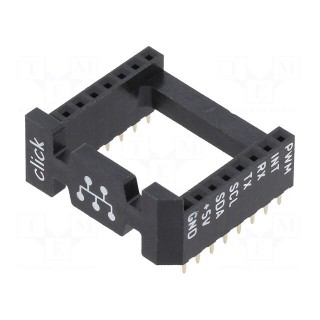 Adapter | holder | PIN: 16 | black