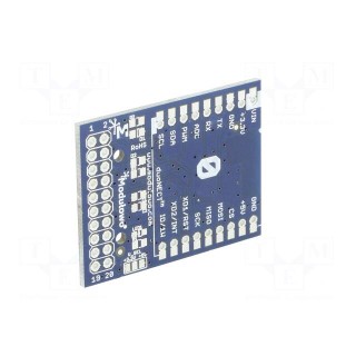 Adapter | pin strips | 39x30mm | prototype board | Atmel Xplained