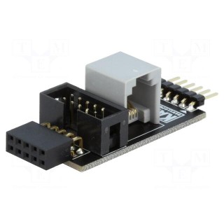 Adapter | IDC10,RJ12,pin strips,pin header | Assoc.circ: PIC