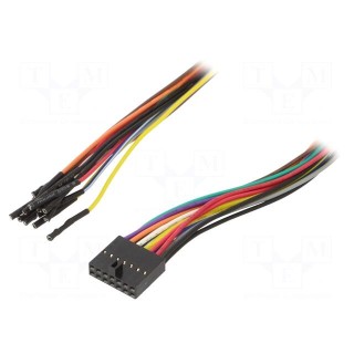 Adapter: power supply header | wire jumpers | MPLAB-PM3