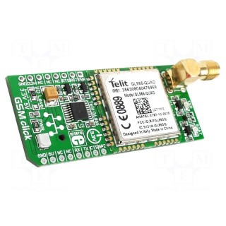 Click board | prototype board | Comp: Telit GL865-QUAD | GSM/GPRS