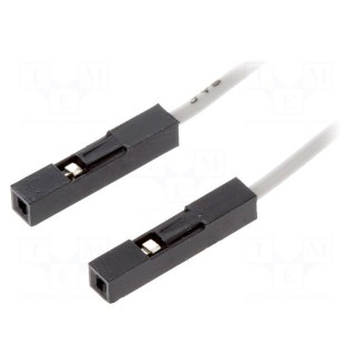 Connection cable | PIN: 1 | grey | 10pcs | 250mm