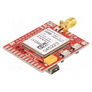 Expansion board | Raspberry Pi | SIM,SMA,USB B micro,pin strips