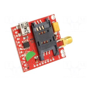 Expansion board | Raspberry Pi | SIM,SMA,USB B micro,pin strips