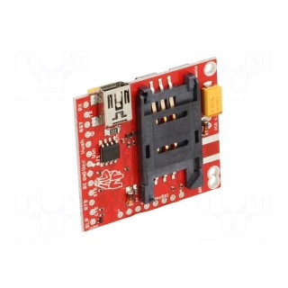 Expansion board | Raspberry Pi | SIM,U.FL,USB B micro,pin strips