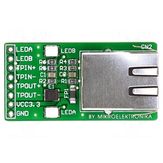Expansion board | RJ45 | Interface: Ethernet | prototype board