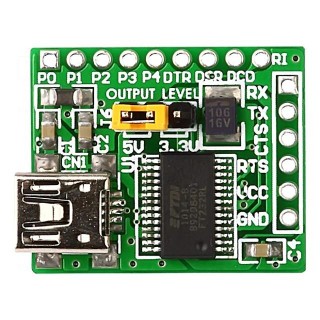Expansion board | USB B | Features: based on FT232R IC