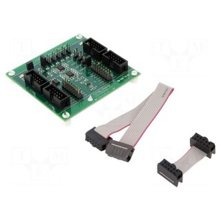 Logic level converter module | IDC10 x4,pin strips