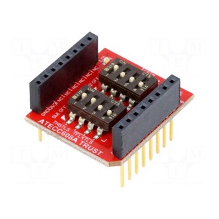 Microchip | mikroBUS connector | Interface: I2C | Comp: ATECC608A