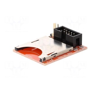Module with SD/MMC memory card slot | UEXT | prototype board