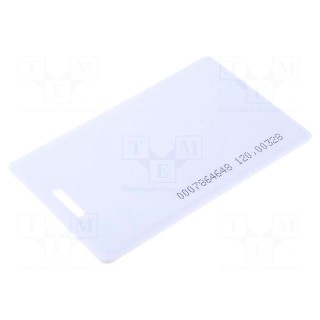 RFiD Card | Colour: white | 125kHz
