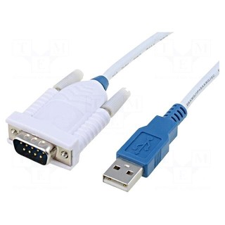 Module: cable integrated | RS232,USB | D-Sub 9pin,USB A | V: lead | 5m