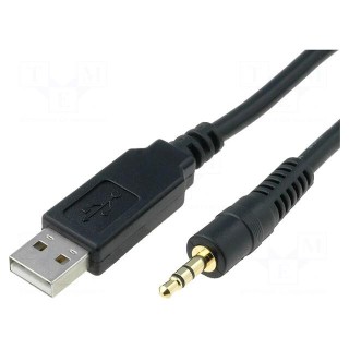 Module: cable integrated | UART,USB | Jack 3,5mm,USB A | UI/O: 3,3 V
