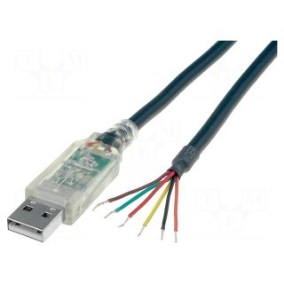 Module: cable integrated | USB | USB A | lead | 1.8÷5.25V