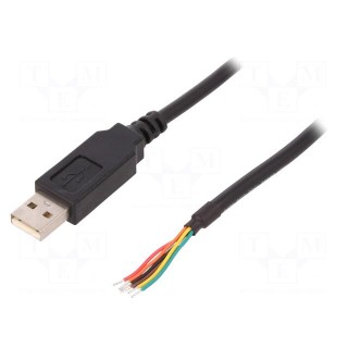 Module: cable integrated | USB | USB A | lead | 5V | 1.8m