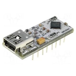 Module: USB | basic UART | DIP16,USB B mini | 3Mbps
