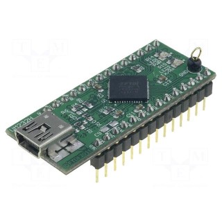 Module: USB | FIFO,MPSSE,UART | DIP28,USB B mini | -40÷85°C