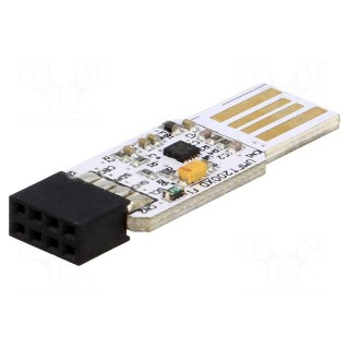 Module: USB | I2C | USB A,pin strips | 3.4Mbps | 2.54mm | PIN: 8