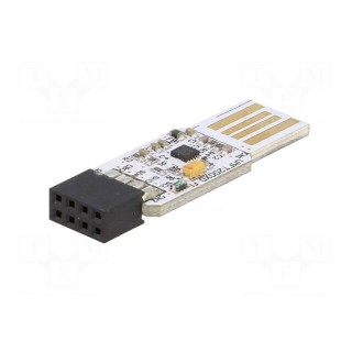 Module: USB | I2C | pin strips,USB A | 3.4Mbps | PIN: 8 | 2.54mm