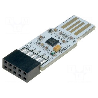 Module: USB | SPI | USB A,pin strips | 4Mbps | 2.54mm | Comp: FT220X