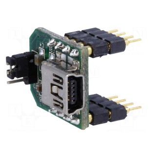 Module: USB | UART | pin strips,USB B mini | -40÷85°C | 5VDC