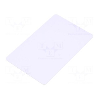 RFID Card | 86x54x0.8mm | f: 13,56MHz | Range: 90mm | ISO 14443A