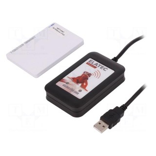 RFID card tester set | 4.3÷5.5V | USB | 155x100x35mm
