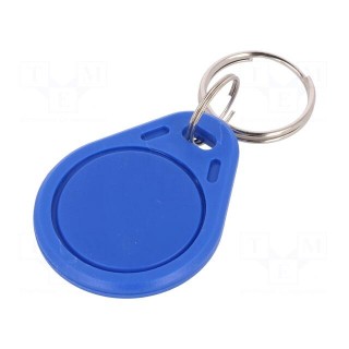 RFID pendant | ISO 11784/5,T5577 | plastic | blue | 125kHz