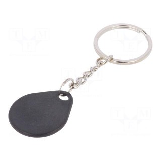 RFID pendant | plastic | black | 125kHz | 8BROM