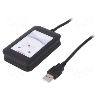 RFID reader | antenna | 88x56x18mm | GPIO,USB | 4.3÷5.5V | Range: 100mm