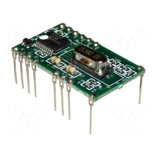 RFID reader | 4.5÷5.5V | RS232 TTL | 30.5x18mm | pin strips | 13.56MHz