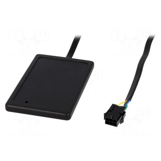 RFID reader | 7÷32V | 1-wire | antenna | 54x85x7mm | black | 13.56MHz